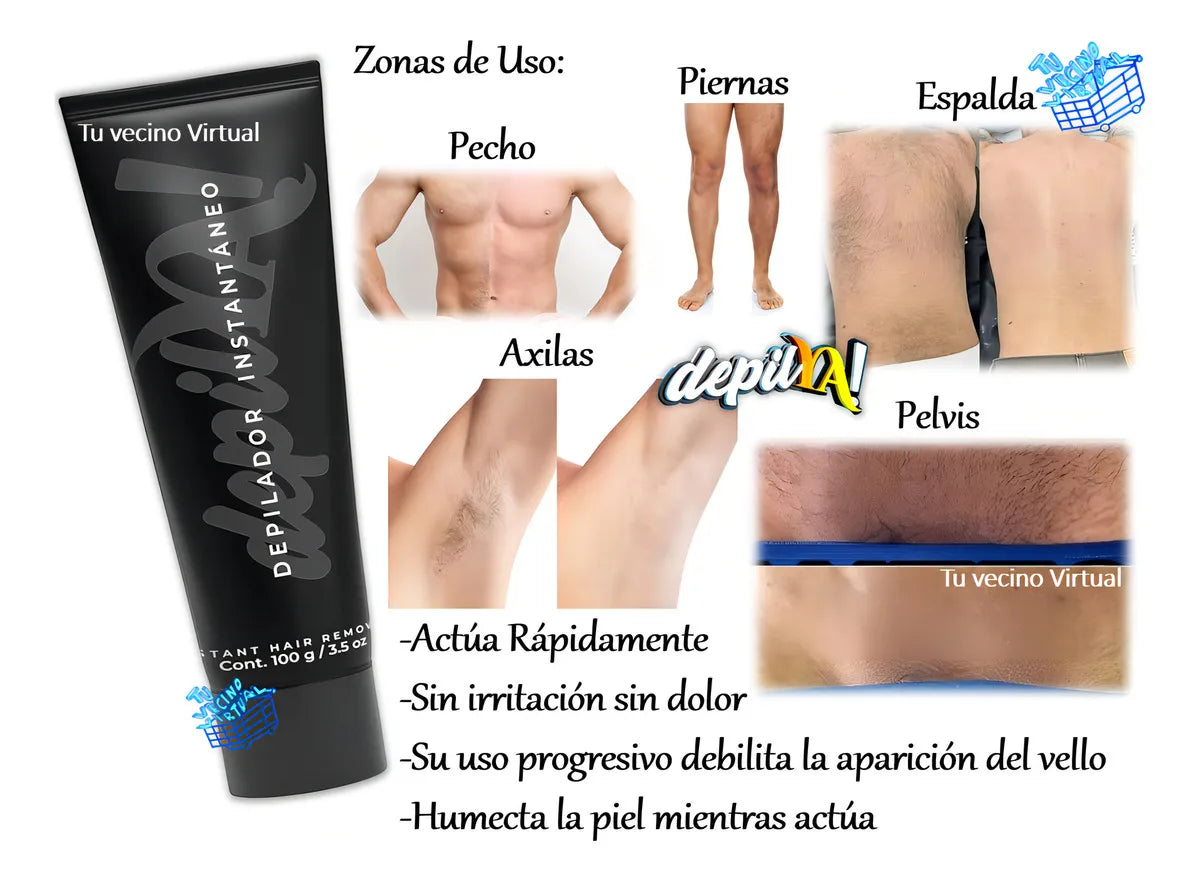 DEPILYA EN GEL MUJER -HOMBRE X1 100 ML
